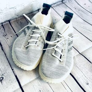 Adidas Pureboost Trainer Shoes DB3390, Mens size 8, White/Grey.